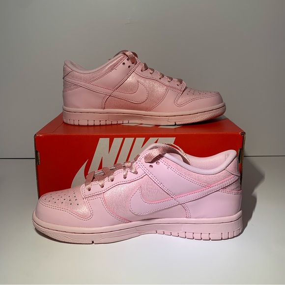 🎀[BRAND NEW] NIKE DUNK LOW PRISM PINK GS YOUTH SHOES SIZE 4Y LOW TOP SNEAKERS🎀 - Picture 8 of 12